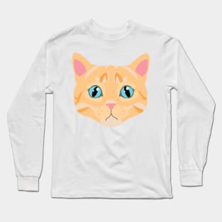 Sad cat face Long Sleeve T-Shirt